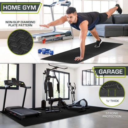 Estera de Gimnasio Entrelazada Antideslizante