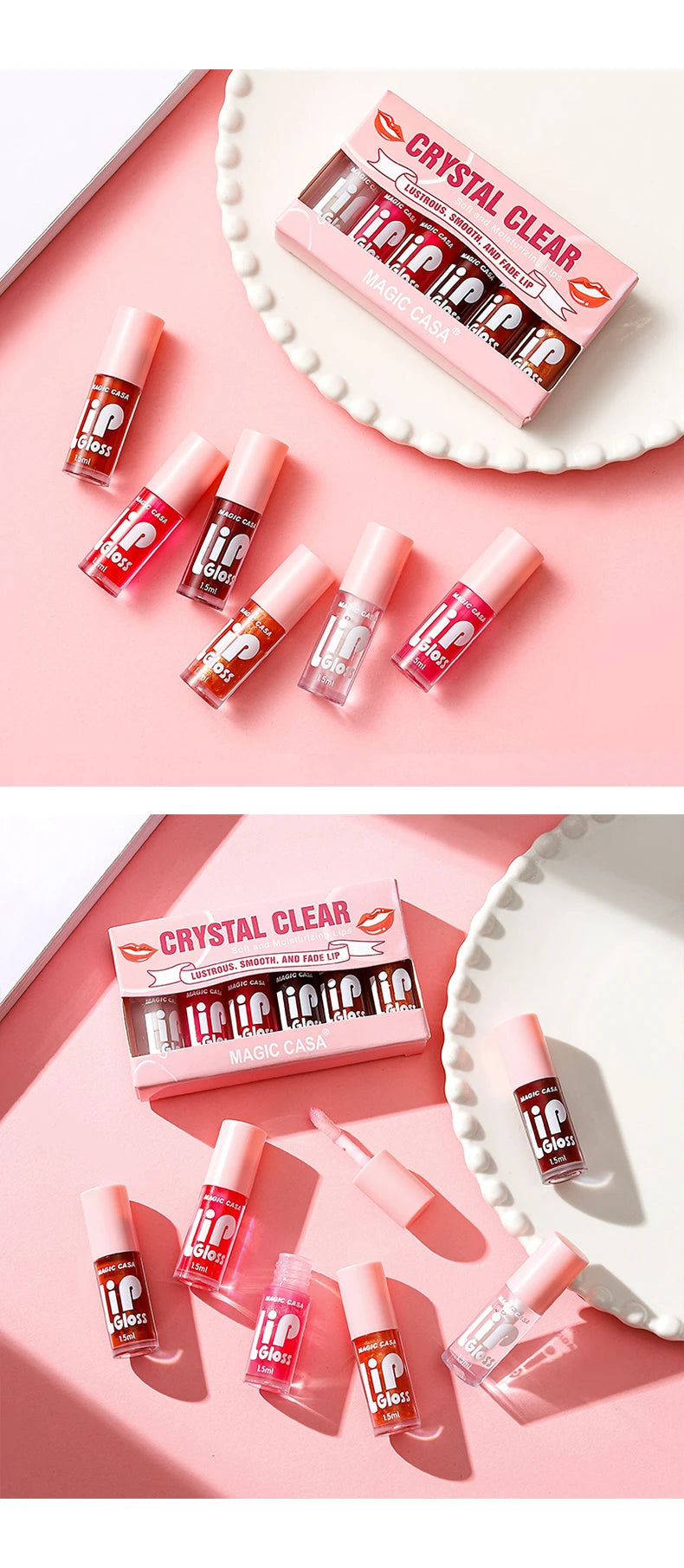 Brillos Labiales Cristal Hidratantes