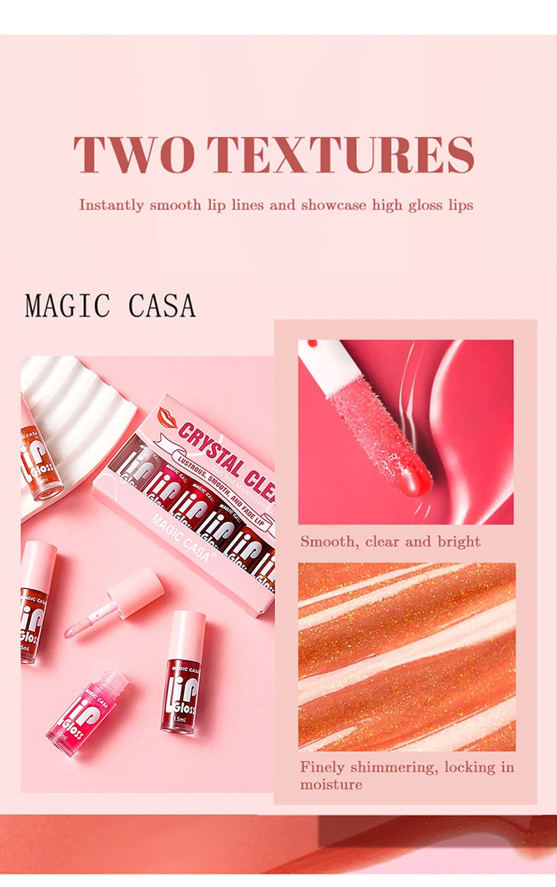 Brillos Labiales Cristal Hidratantes