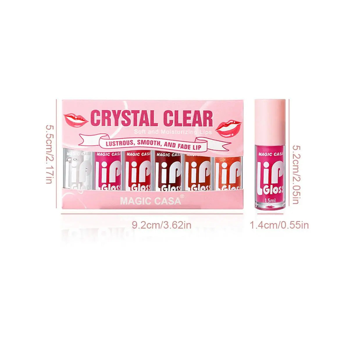 Brillos Labiales Cristal Hidratantes