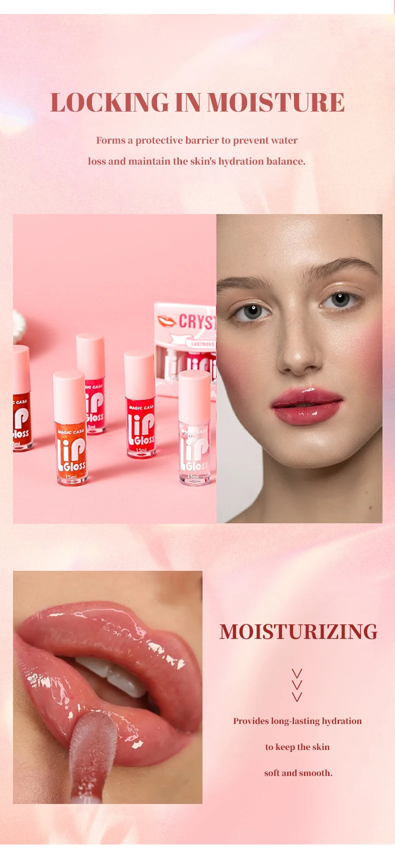 Brillos Labiales Cristal Hidratantes