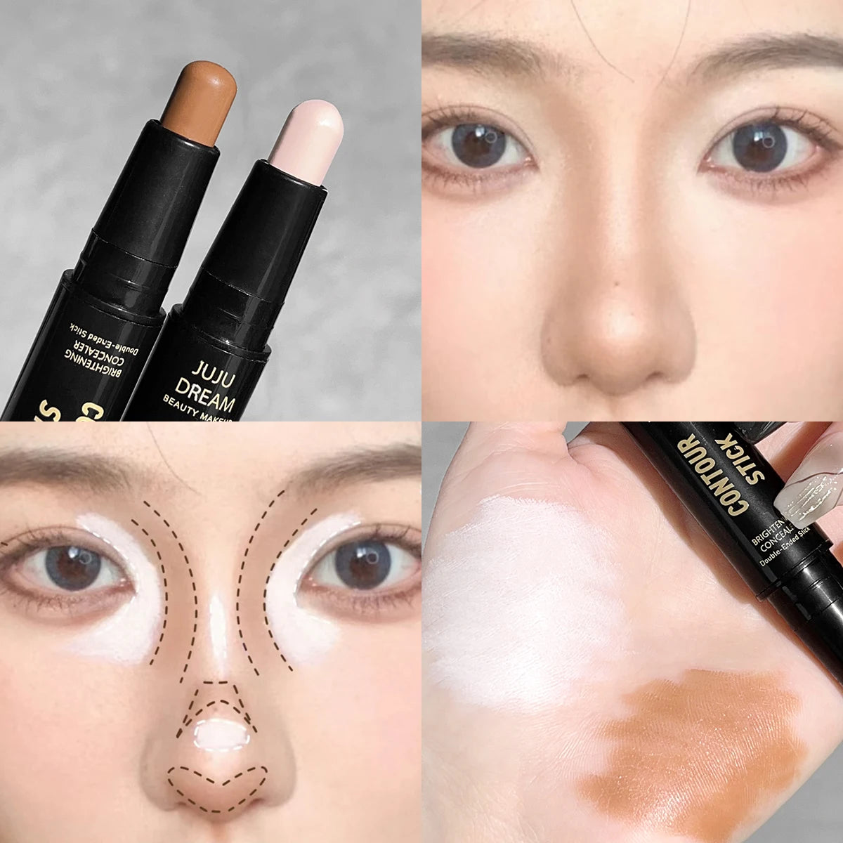 Corrector En Barra Iluminador De Doble Punta