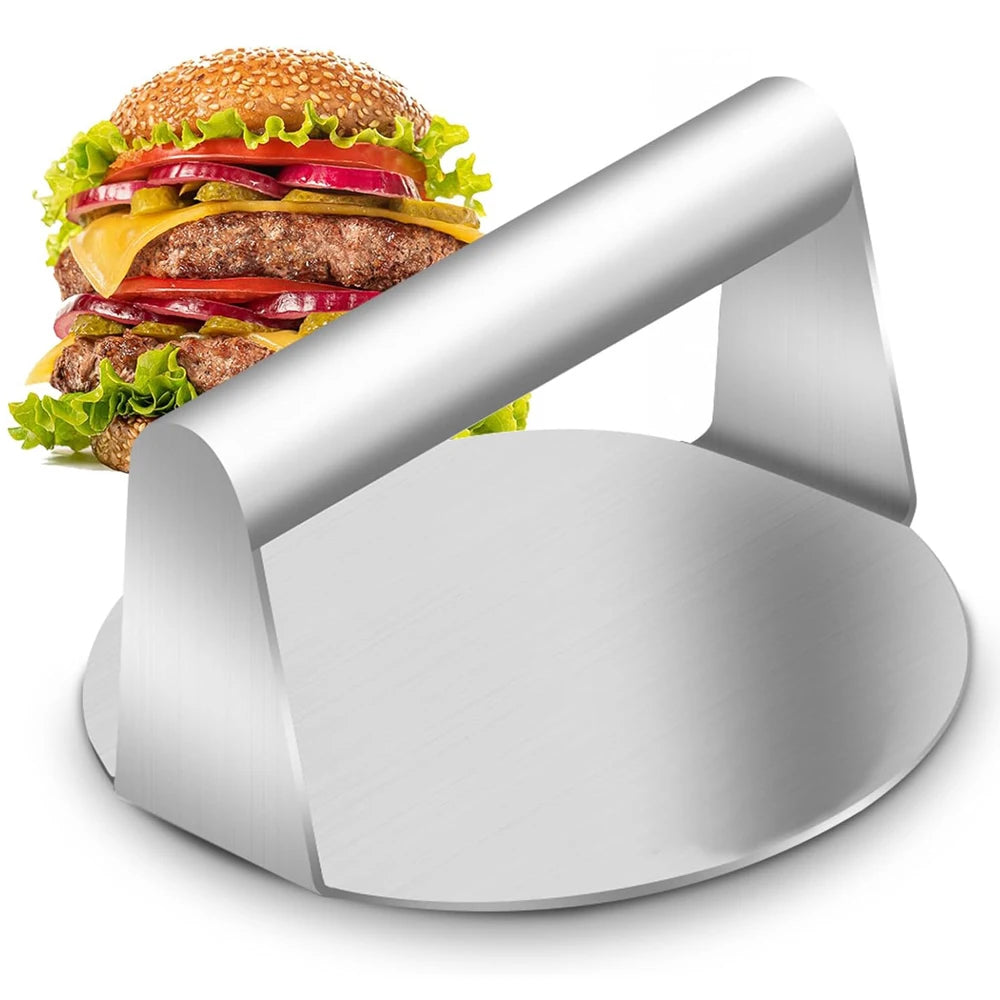Prensa Para Hamburguesas De Acero Inoxidable