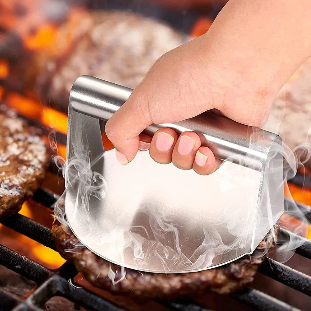 Prensa Para Hamburguesas De Acero Inoxidable