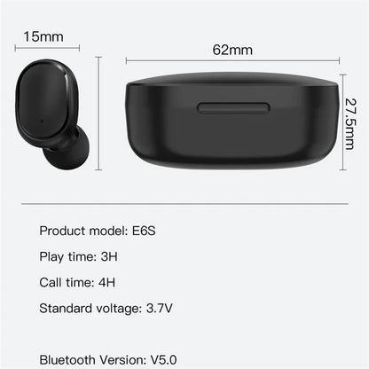 Auriculares Bluetooth con Pantalla Digital Cancelación de Ruido