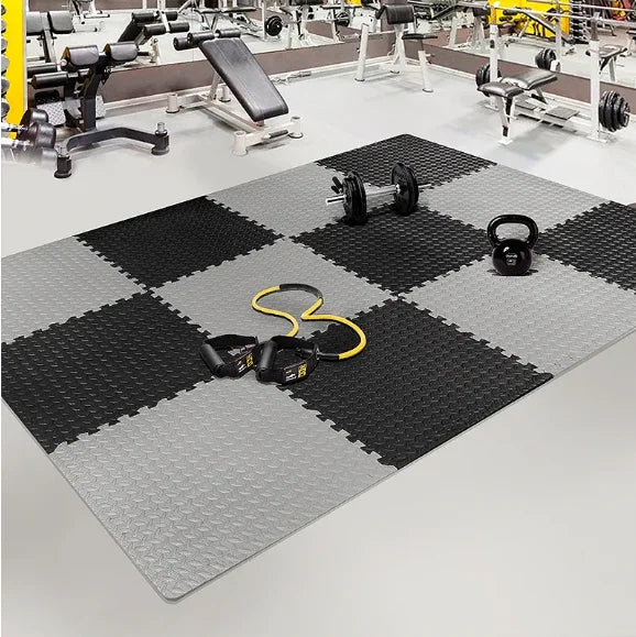 Estera de Gimnasio Entrelazada Antideslizante