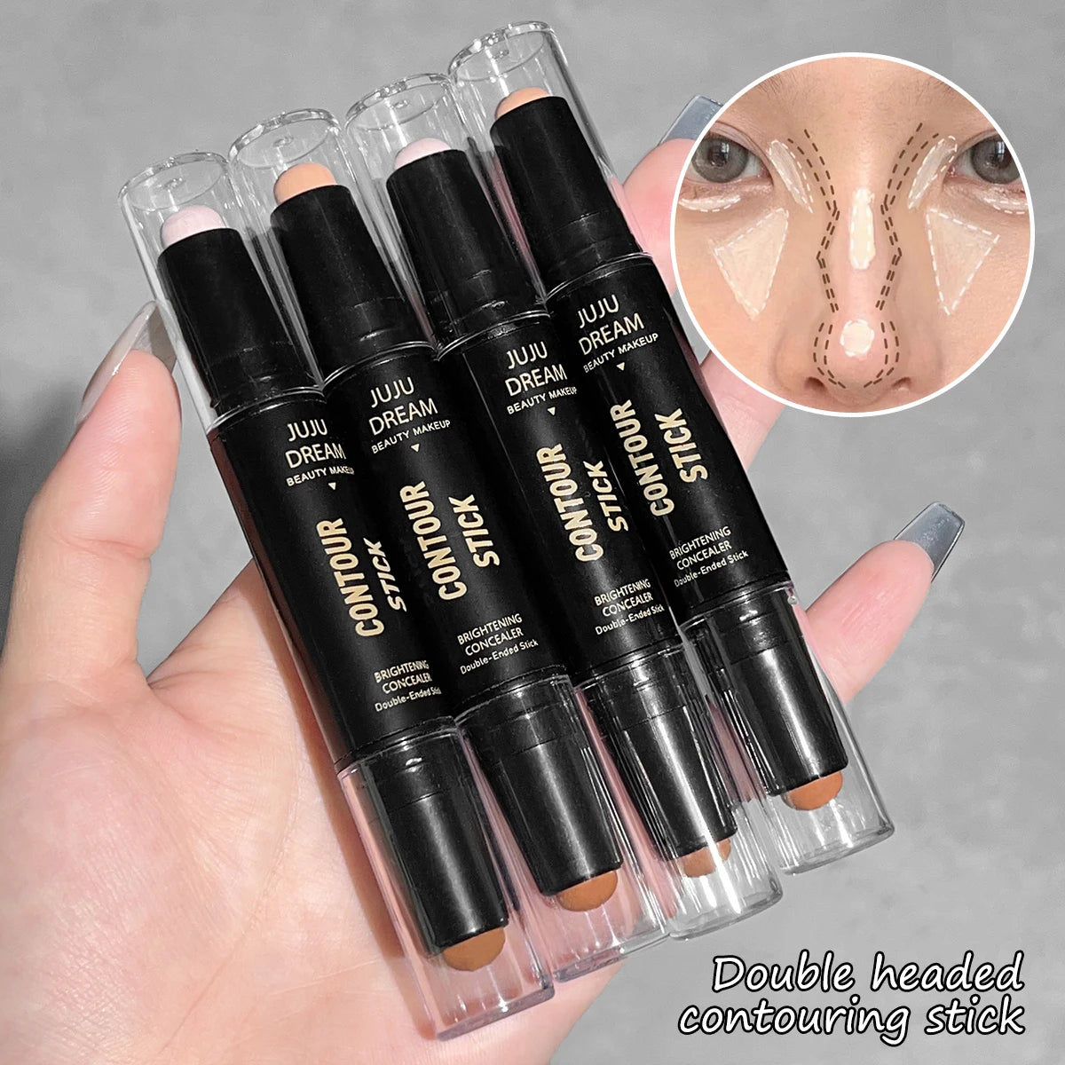 Corrector En Barra Iluminador De Doble Punta