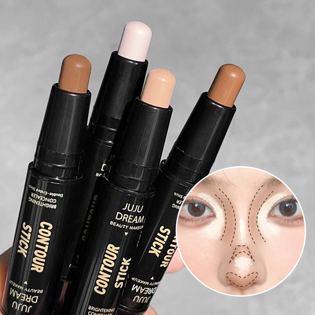 Corrector En Barra Iluminador De Doble Punta