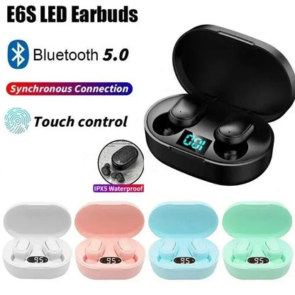 Auriculares Bluetooth con Pantalla Digital Cancelación de Ruido