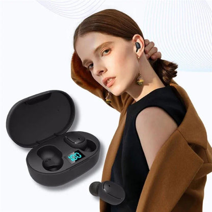 Auriculares Bluetooth con Pantalla Digital Cancelación de Ruido