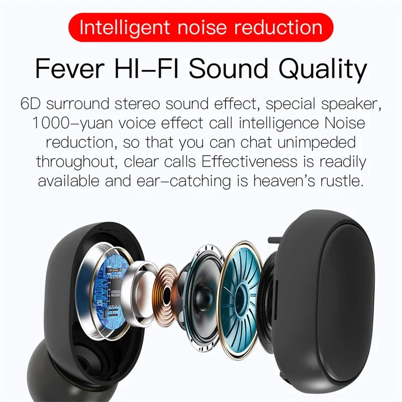 Auriculares Bluetooth con Pantalla Digital Cancelación de Ruido