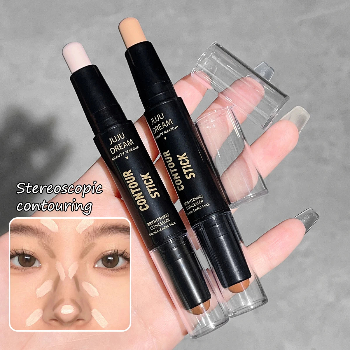 Corrector En Barra Iluminador De Doble Punta