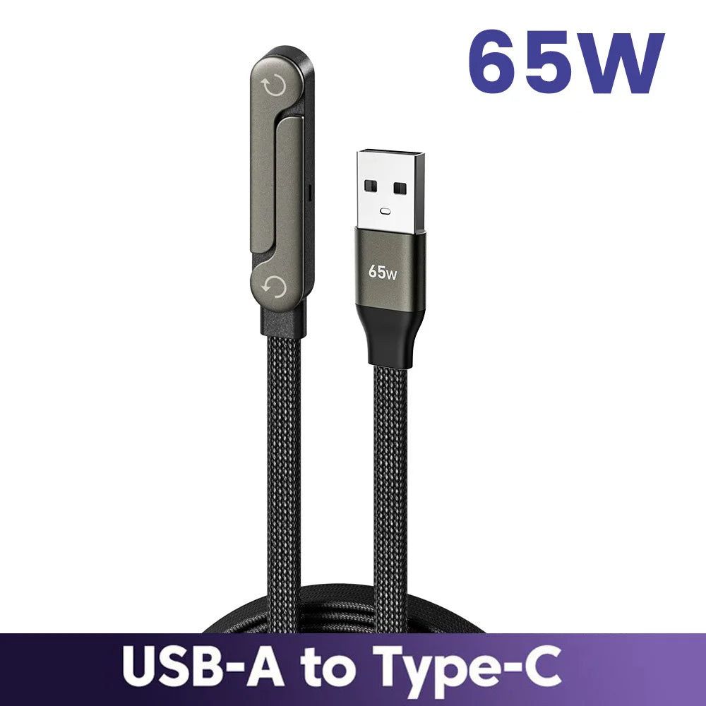 Cable USB Carga Rápida con Soporte Plegable